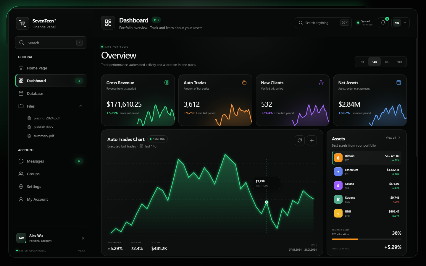 Asset Pulse 界面预览